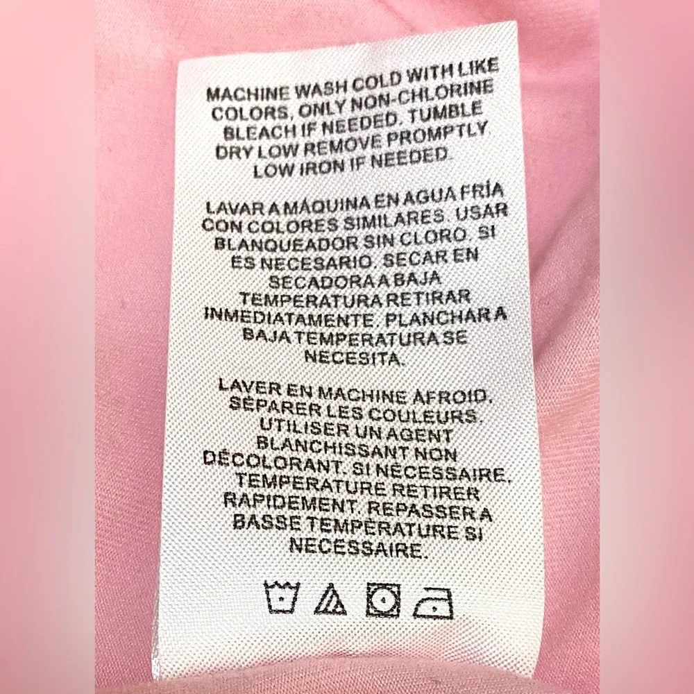 Recreation Womens L Solid Petal Pink Sleeveless Top Activewear Sporty Streetwear - Picture 14 of 16